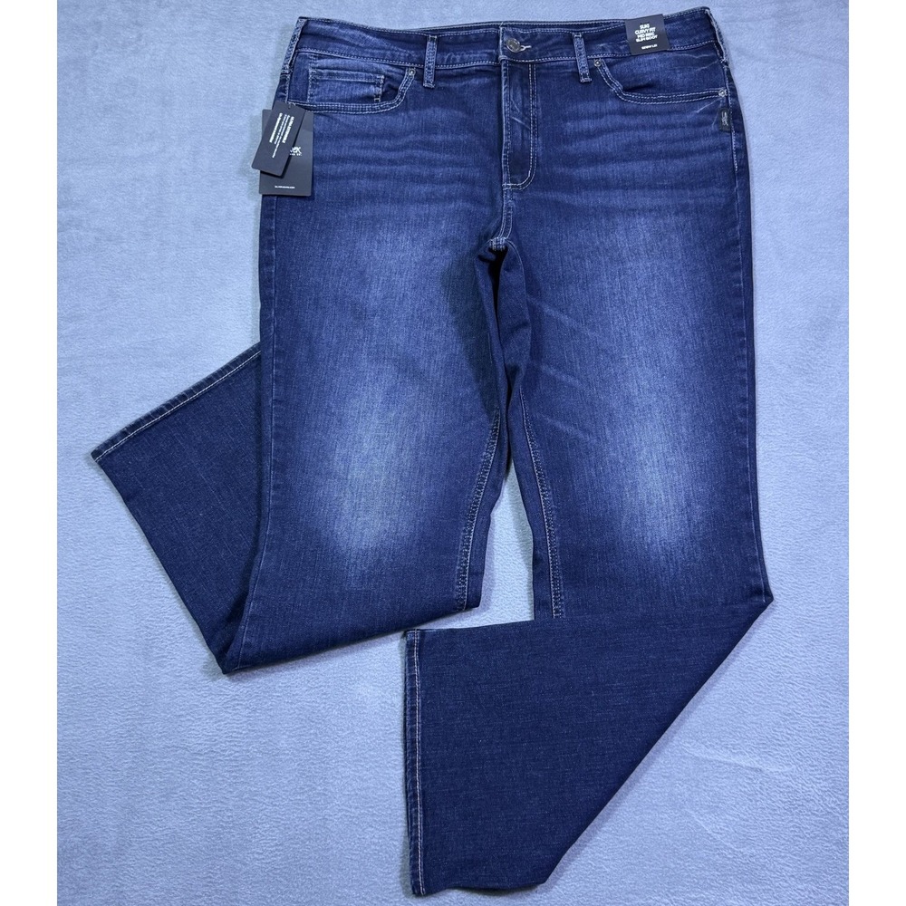 Silver Jeans Womens 18W (38x31) SUKI Slim Bootcut Curvy Fit Midrise NEW $84